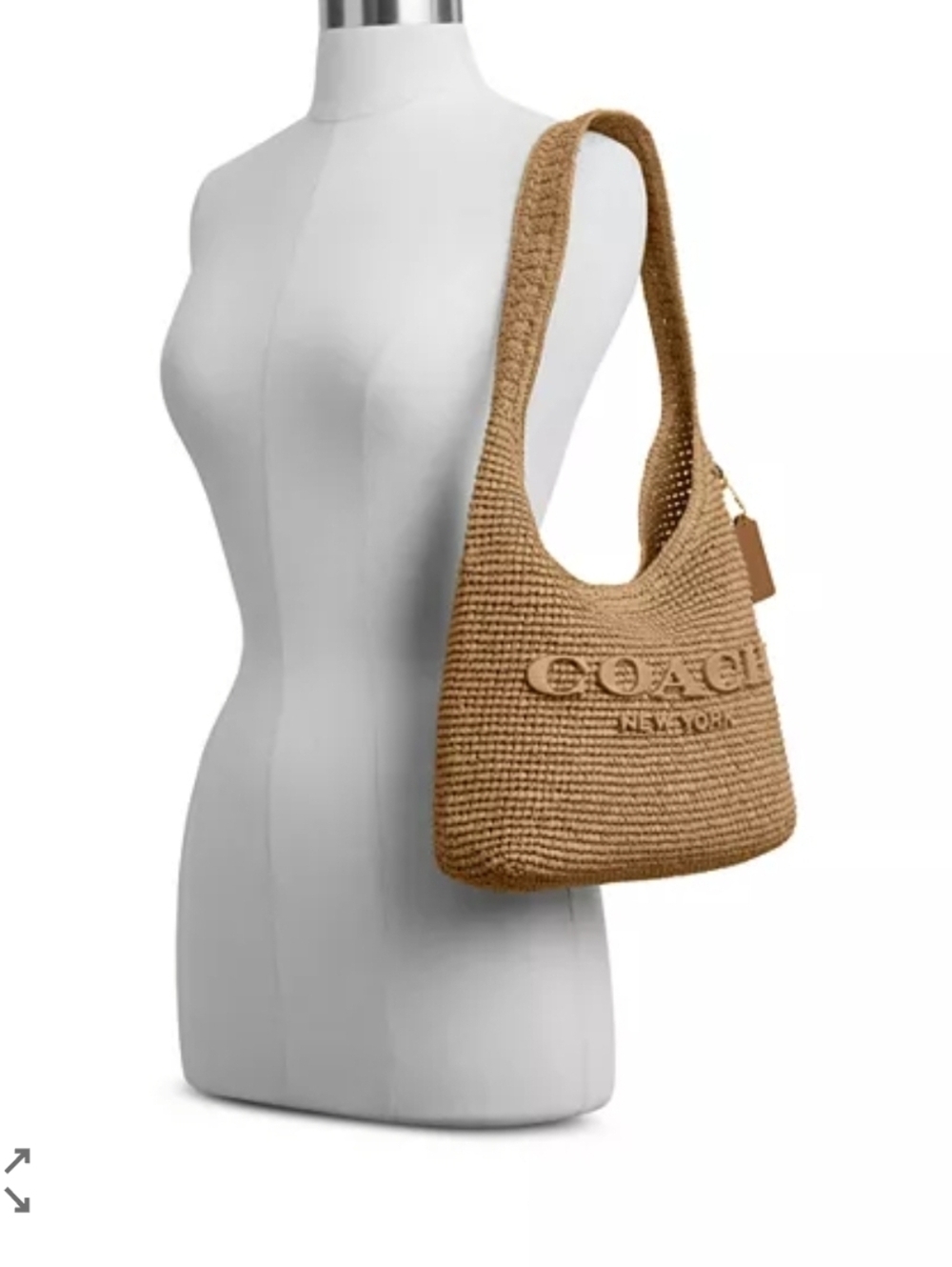 【Firm Price】Coach Brooklyn 28 Shoulder Bag with Braided Handle - Picture 5 of 9